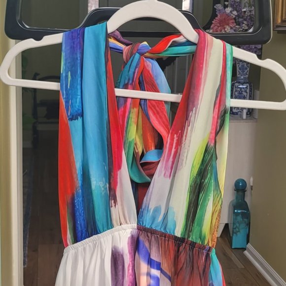 Latiste by Amy Open Back Maxi Dress Size Large - Picture 8 of 15